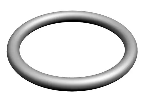 BOSCH O-Ring in runder Form, für Dichtungsanwendungen in verschiedenen Geräten, auf weißem Hintergrund abgebildet.